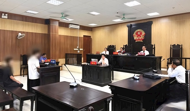 Toàn cảnh phiên tòa xét xử. Ảnh: Thành Phan Toàn cảnh phiên tòa xét xử. Ảnh: Thành Phan