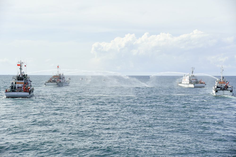 Diễn tập xử lý các tình huống trên biển