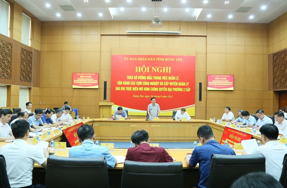 Hội nghị tháo gỡ vướng mắc trong việc quản lý, vận hành các cụm công nghiệp (CCN) do cấp huyện quản lý