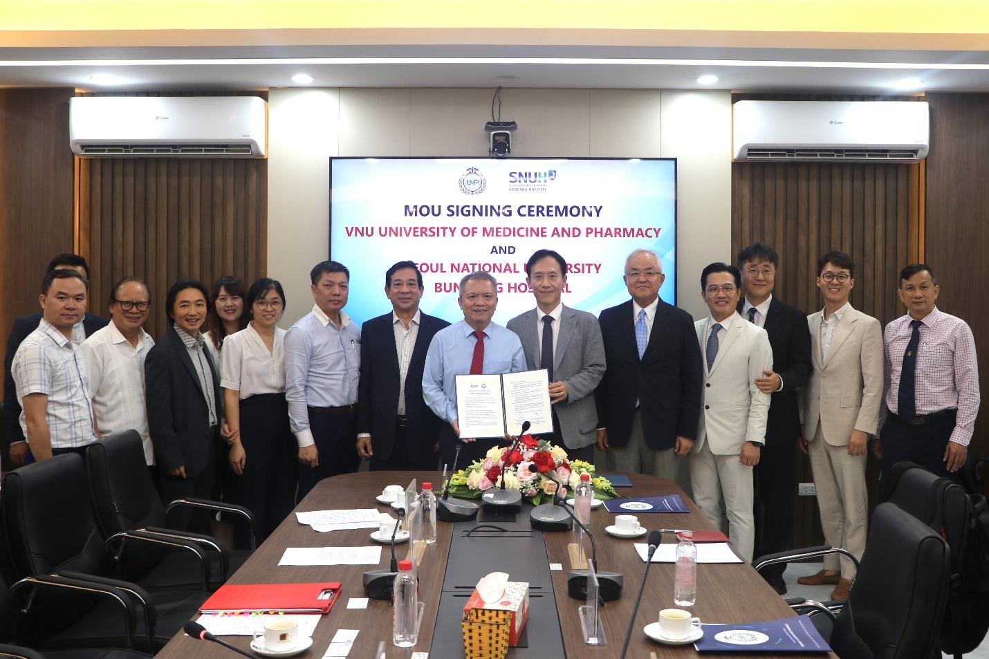 Trường Đại học Y Dược ký kết thỏa thuận hợp tác với Bệnh viện Đại học Quốc gia Seoul Bundan