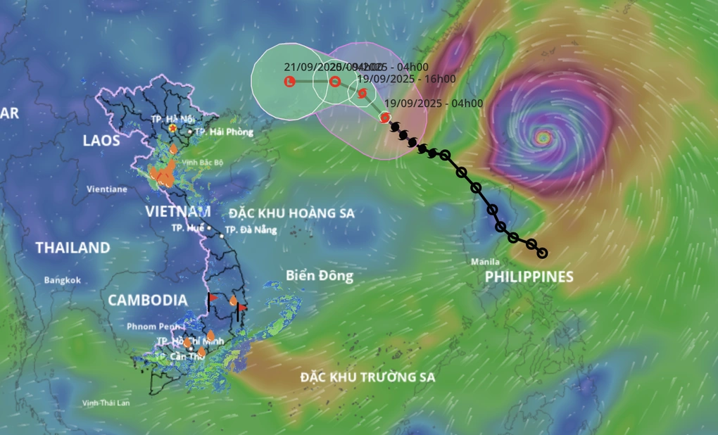 Tiếp tục xuất hiện cơn bão Ragasa với cường độ rất mạnh sau cơn bão số 8