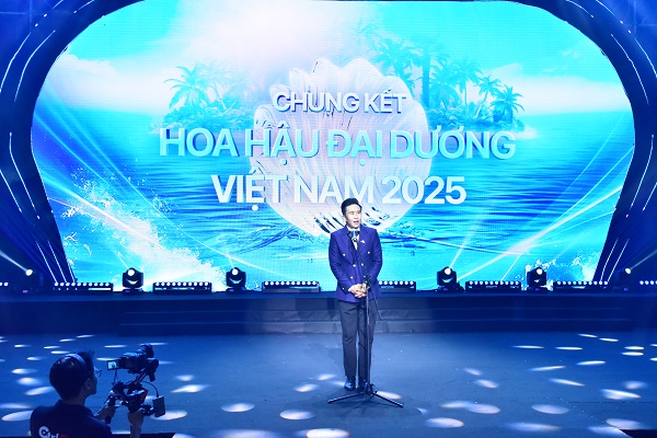 Ông Chu Tấn Văn- GĐQG HHĐD Việt Nam 2025 đại diện Ban Tổ Chức (BTC) phát biểu.