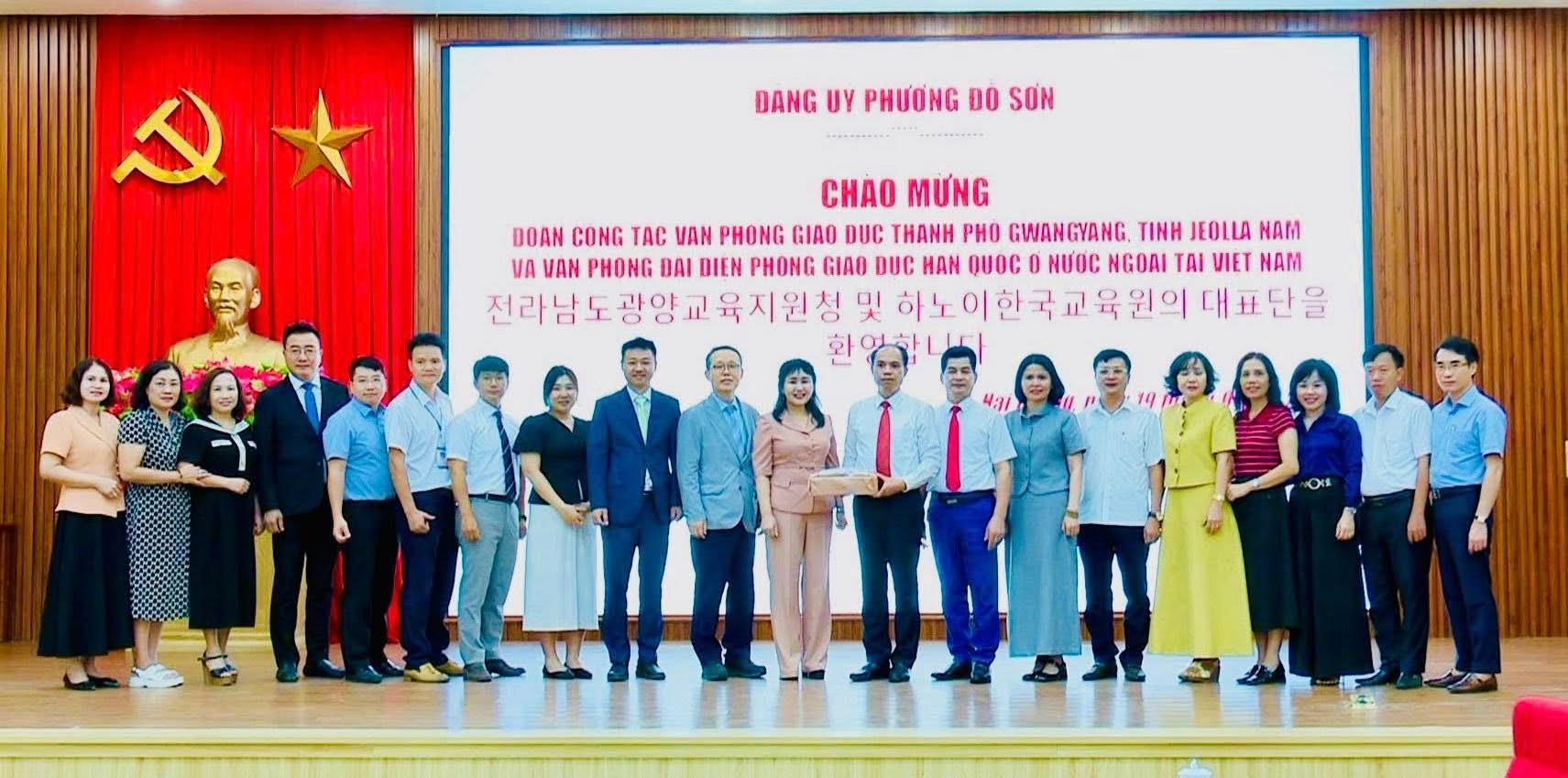 Phường Đồ Sơn thúc đẩy hợp tác giáo dục - đầu tư với Hàn Quốc