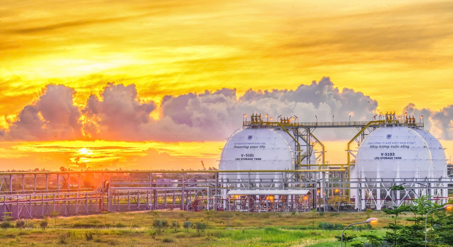 Bồn chứa LPG tại GPP Cà Mau