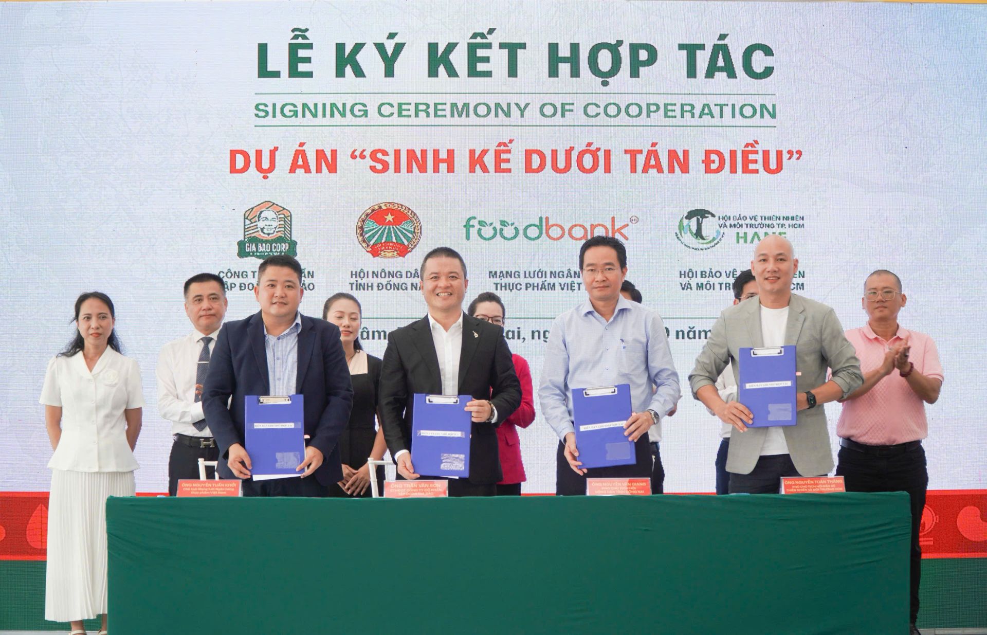 Công ty Cổ phần Tập đoàn Gia Bảo giới thiệu dự án “Sinh kế dưới tán điều” và ký kết hợp tác với các đơn vị