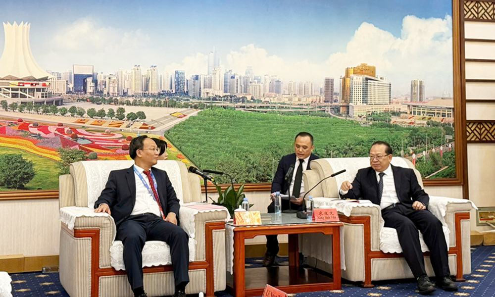 Đoàn công tác tỉnh Bắc Ninh làm việc tại thành phố Nam Ninh, Trung Quốc