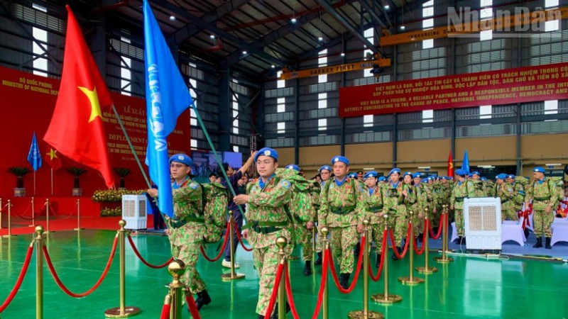 Hai đơn vị thuộc Bộ Quốc phòng xuất quân làm nhiệm vụ gìn giữ hòa bình Liên hợp quốc
