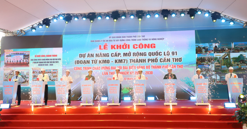 Cần Thơ khởi công, khánh thành 18 công trình với tổng mức đầu tư trên 12.000 tỷ đồng