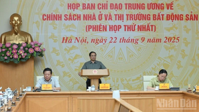 Tháo gỡ mọi vướng mắc, thúc đẩy phát triển thị trường bất động sản, nhà ở xã hội lành mạnh, đúng hướng