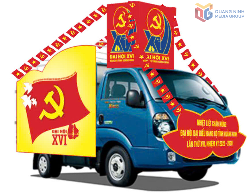 Thiết kế một trong những chiếc xe của đoàn xe diễu hành.