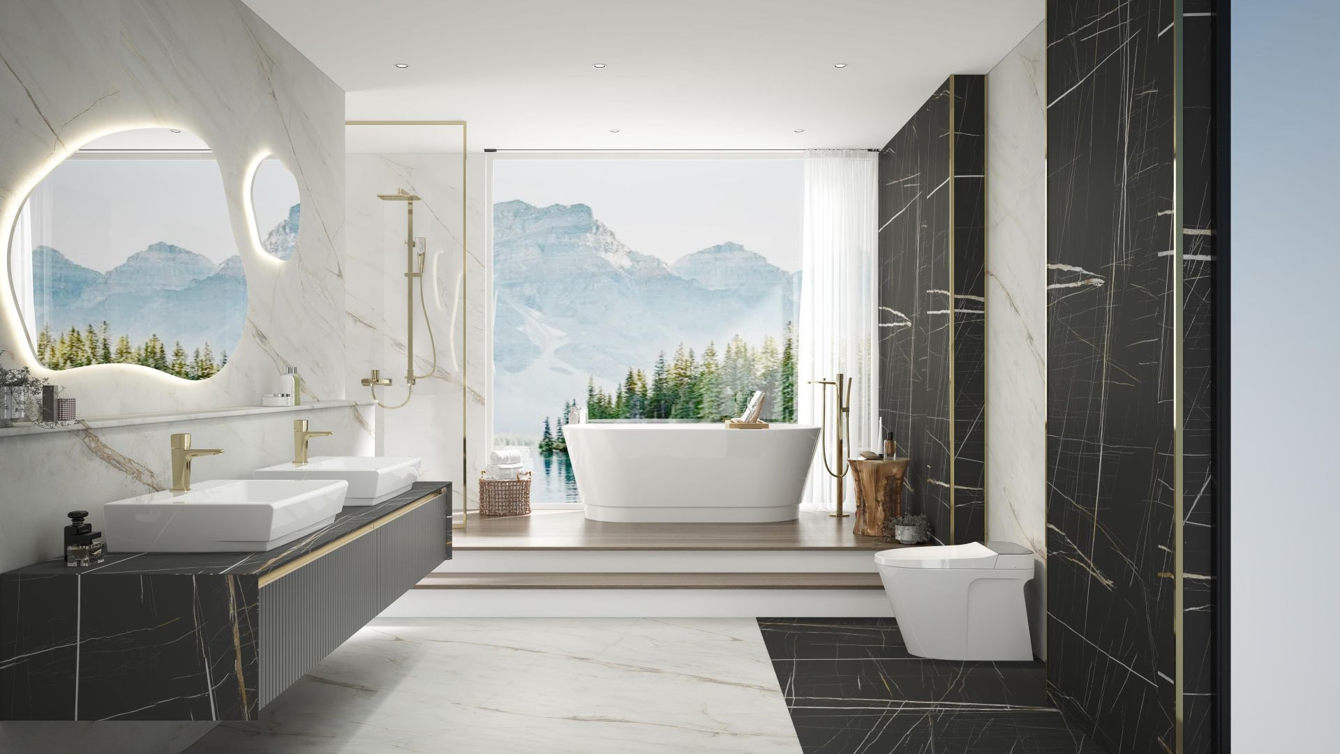 Xu hướng phòng tắm với thiết bị đồng bộ cho thấy các dự án hiện đại đang đặt ra rất nhiều yêu cầu khắt khe về chi phí vận hành và yếu tố bền vững