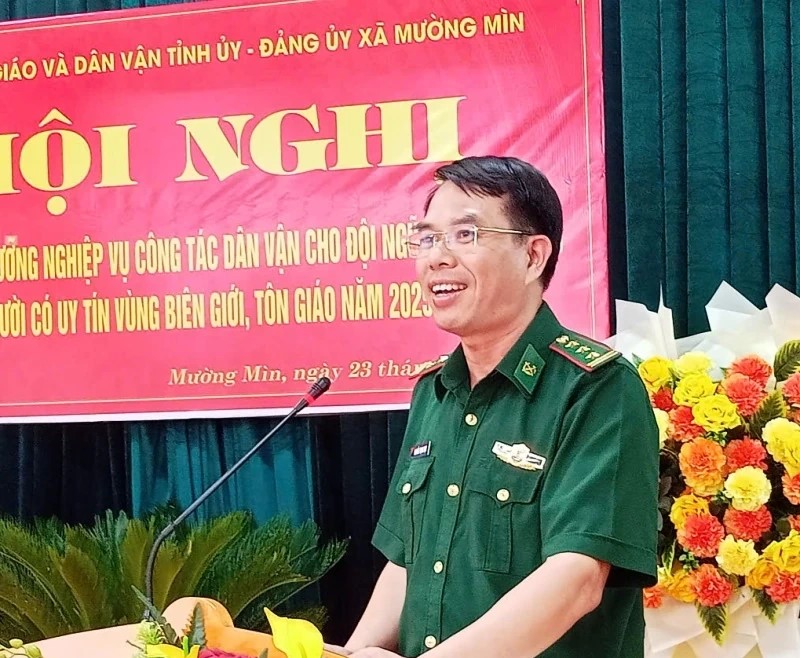 Thanh Hóa: Tập huấn nghiệp vụ dân vận cho cán bộ cơ sở và người có uy tín tại xã Mường Mìn