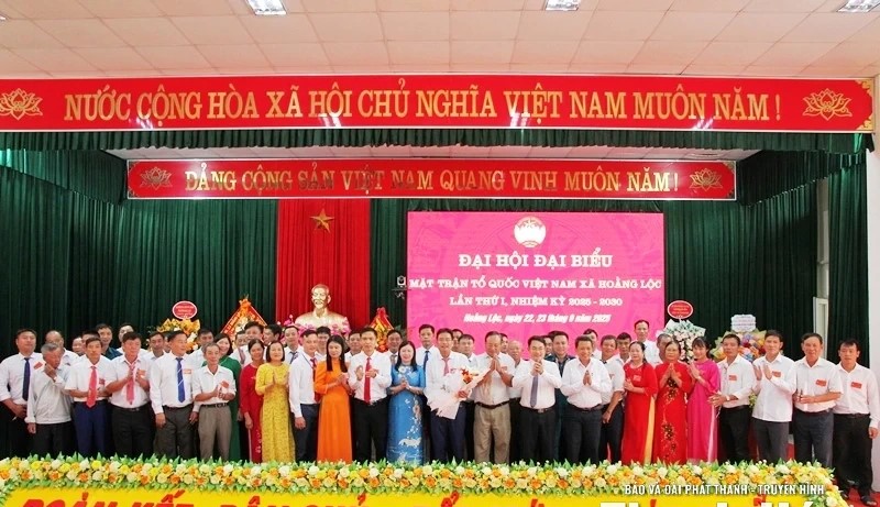 Đại hội đại biểu Mặt trận Tổ quốc xã Hoằng Lộc lần thứ I, nhiệm kỳ 2025-2030