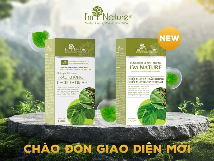 Chào đón giao diện mới của dung dịch vệ sinh phụ nữ I’m Nature