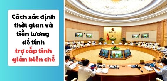 Xác định thời gian công tác như thế nào để tính trợ cấp tinh giản?
