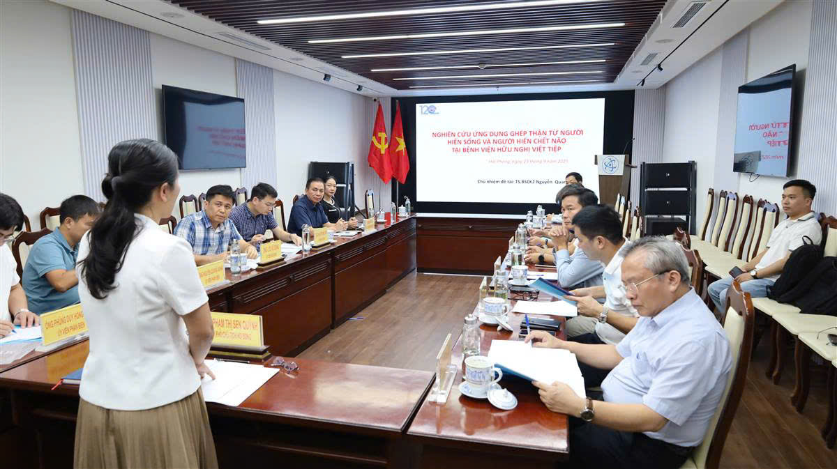 Nghiên cứu ứng dụng ghép thận từ người hiến sống và người hiến chết não tại Bệnh viện Hữu nghị Việt Tiệp