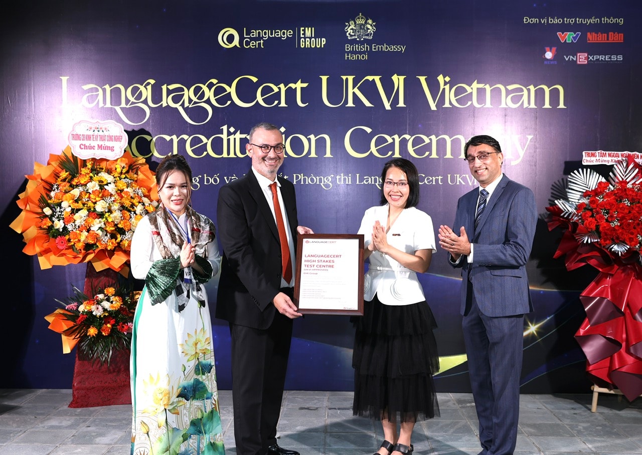 Thêm lựa chọn cho thí sinh Việt Nam: Ra mắt phòng khảo thí quốc tế EMI