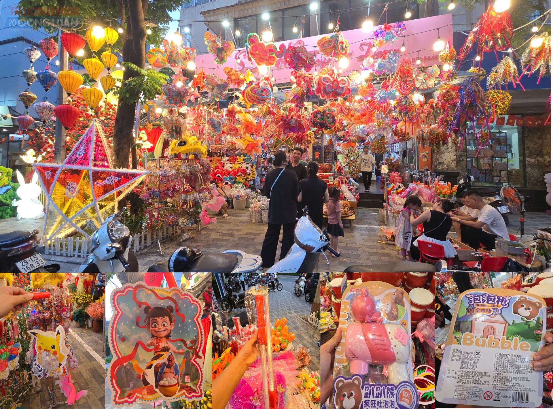 Ghi nhận tại shop đồ chơi Star toy & Decor, số 322 Lạc Long Quân, phần lớn các sản phẩm đều thiếu quy định tiêu chuẩn hoặc không có tem nhãn.