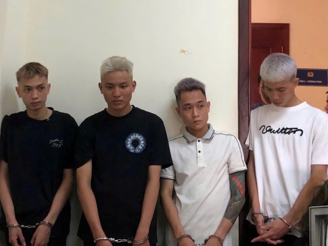 Các đối tượng bị bắt giữ trong vụ án.