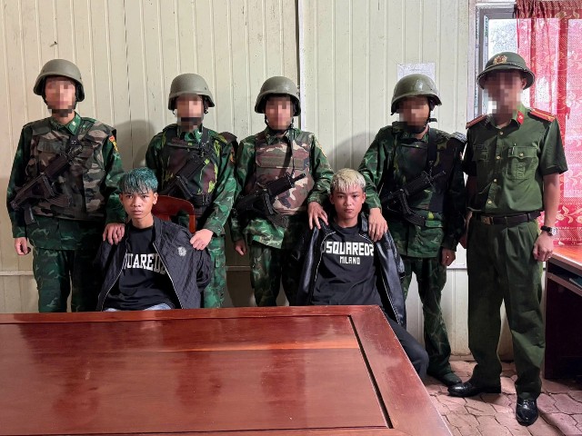 Đối tượng Hồ Văn Huy và Hồ Văn Hưng.