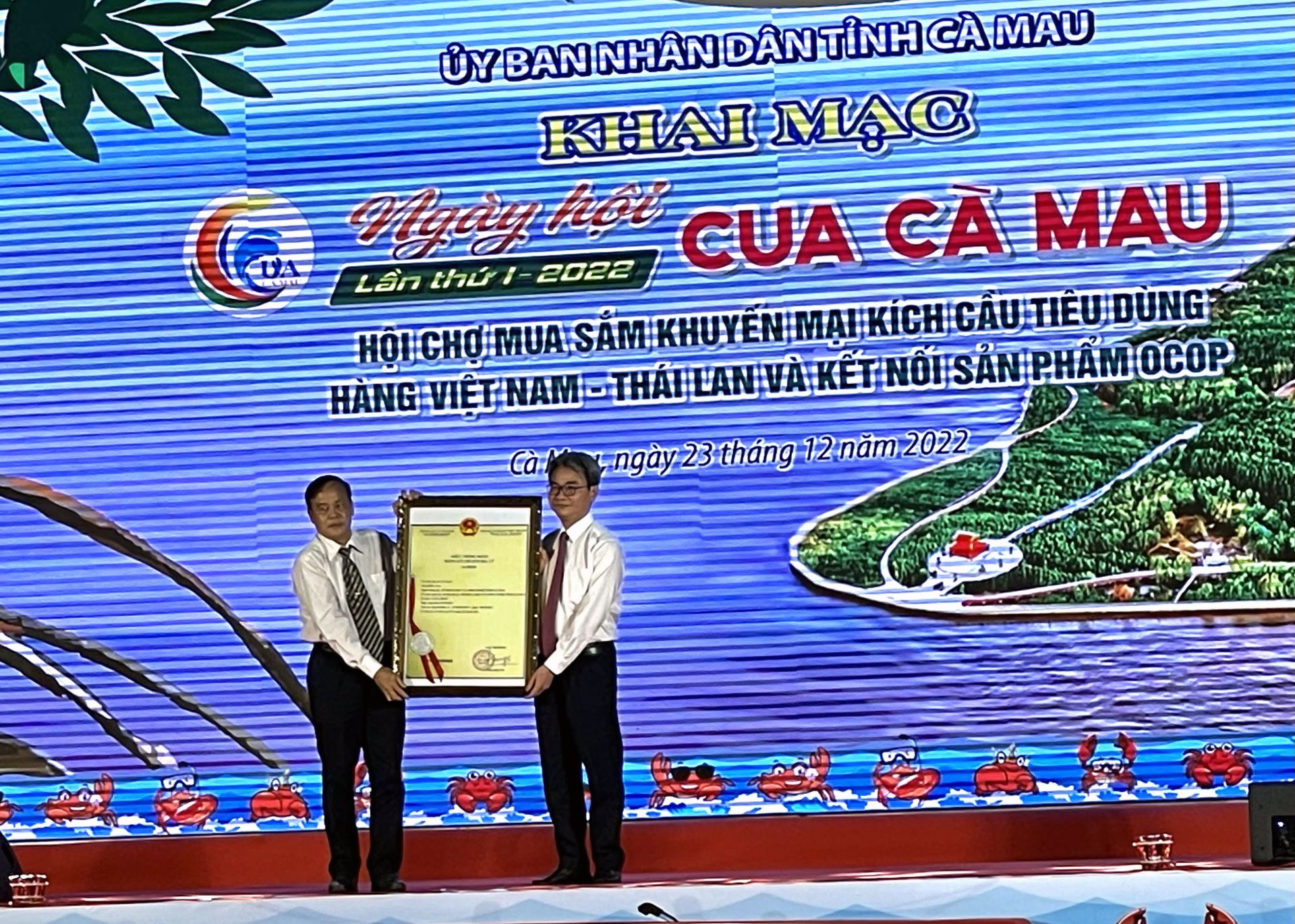 Xây dựng thương hiệu “Cua Cà Mau: Hương rừng - vị biển”