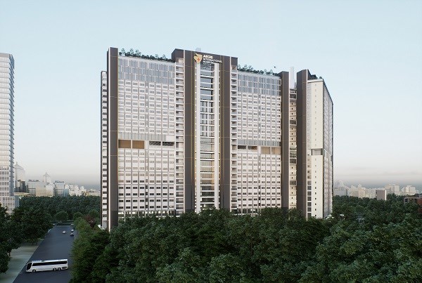 Phối cảnh Bệnh viện AEGIS có tổng mức đầu tư 4.500 tỉ đồng. Ảnh: Vinaconex Phối cảnh Bệnh viện AEGIS có tổng mức đầu tư 4.500 tỉ đồng. Ảnh: Vinaconex