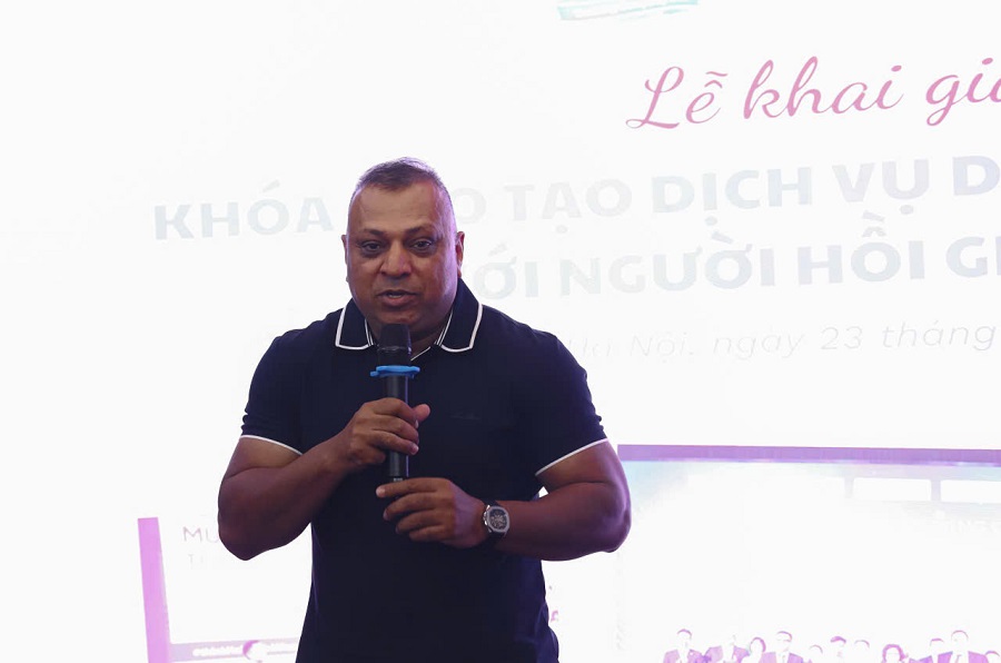 Ông Raja Mahmood Janjua, đại diện Công ty TNHH Đào tạo Halal Raja Việt Nam