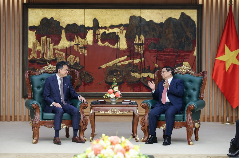 Thủ tướng đề nghị WIPO đẩy mạnh tư vấn, hỗ trợ, hợp tác để Việt Nam nâng cao năng lực trong các lĩnh vực đầu tư hạ tầng đồng bộ, hiện đại, đào tạo nhân lực chất lượng cao, nâng cao hiệu quả quản trị và tăng cường hợp tác quốc tế về khoa học công nghệ, đổi mới sáng tạo, sở hữu trí tuệ - Ảnh: VGP/Nhật Bắc