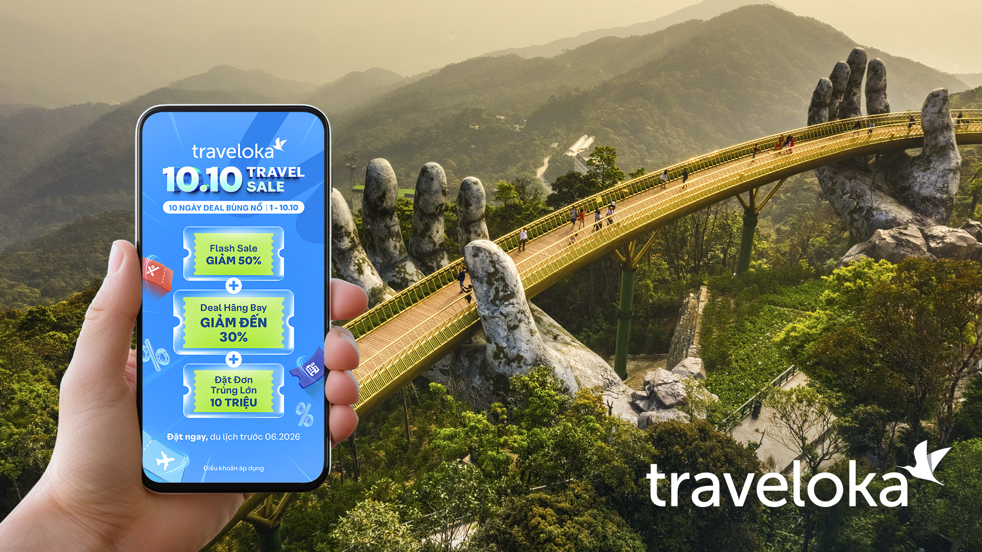 Du khách Việt ưu tiên du lịch nghỉ dưỡng và khám phá: Traveloka 10.10 giúp hành trình ý nghĩa dễ tiếp cận hơn