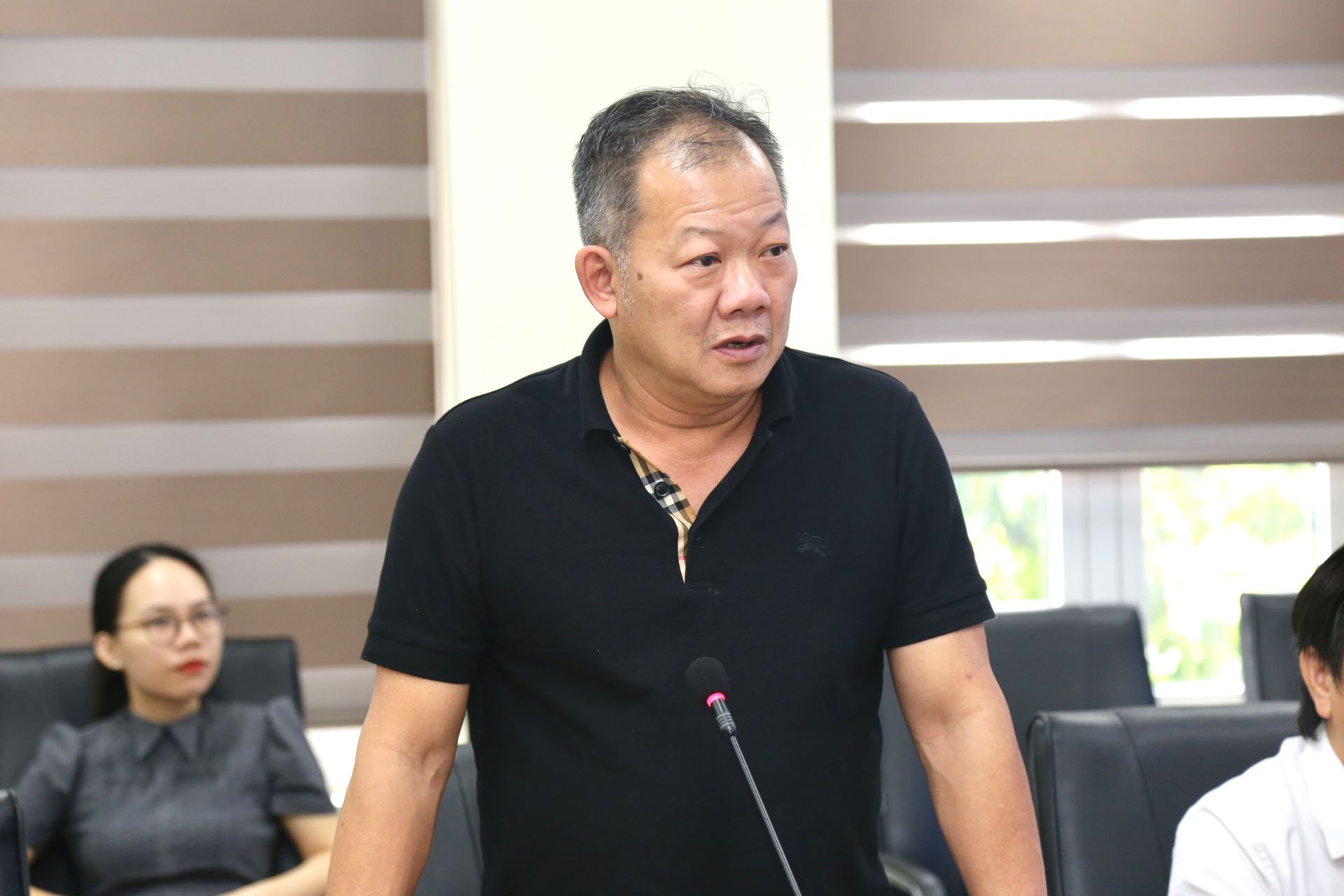 TS.BS Dương Đức Hùng – Giám đốc Bệnh viện Hữu nghị Việt Đức phát biểu tại buổi lễ. Ảnh: Bệnh viện Hữu nghị Việt Đức