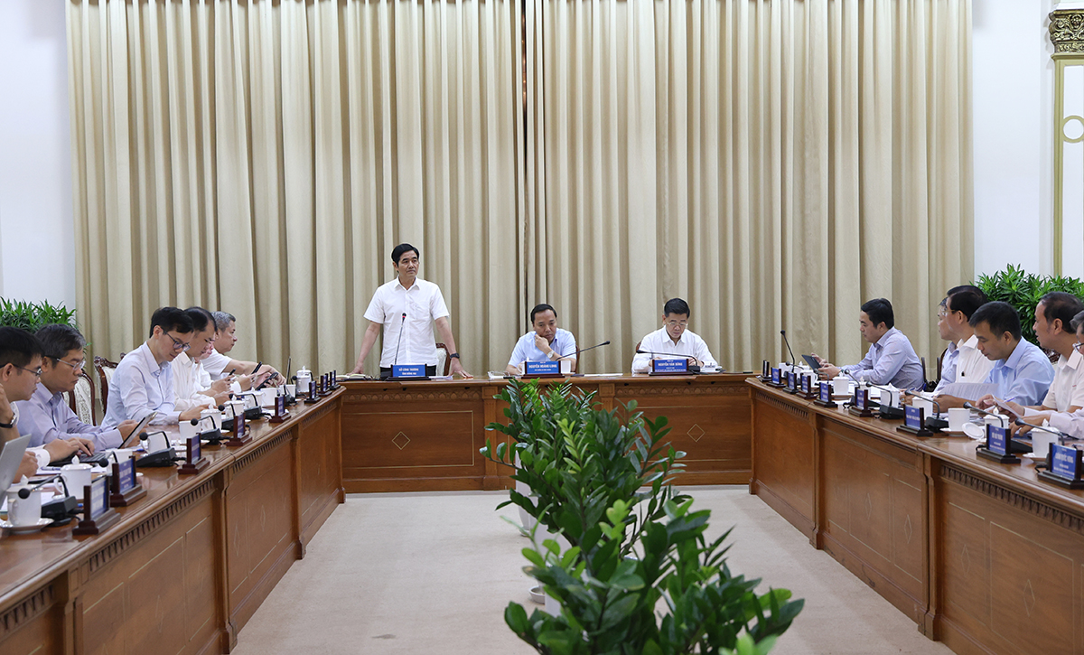 Đại diện Sở Công Thương tỉnh Đồng Nai phát biểu tại buổi làm việc