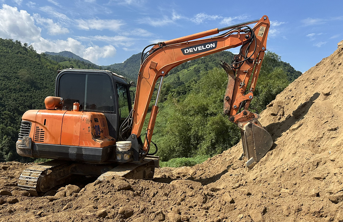 Thi công phần móng Dự án đường dây 220kV Than Uyên – Lào Cai