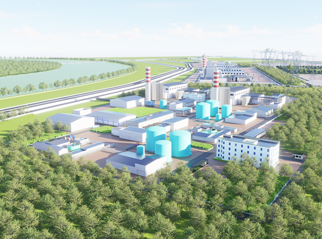 Dự án xây dựng Nhà máy Nhiệt điện LNG Hải Phòng nằm trong khu đất của Khu Công nghiệp Tân Trào.