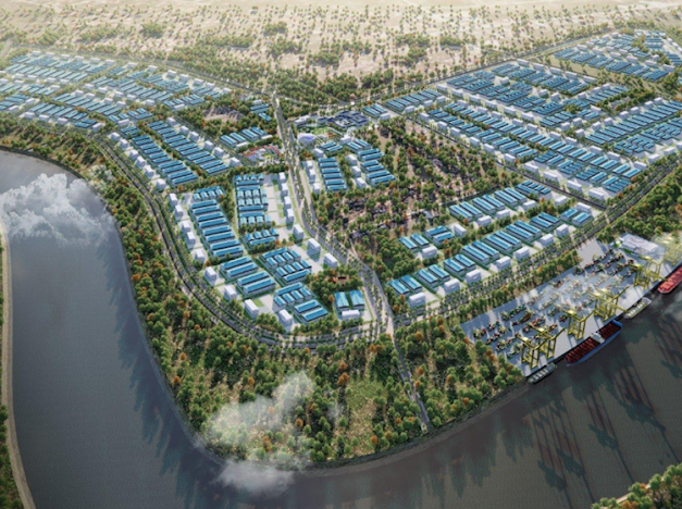 Khu công nghiệp Tân Trào sau