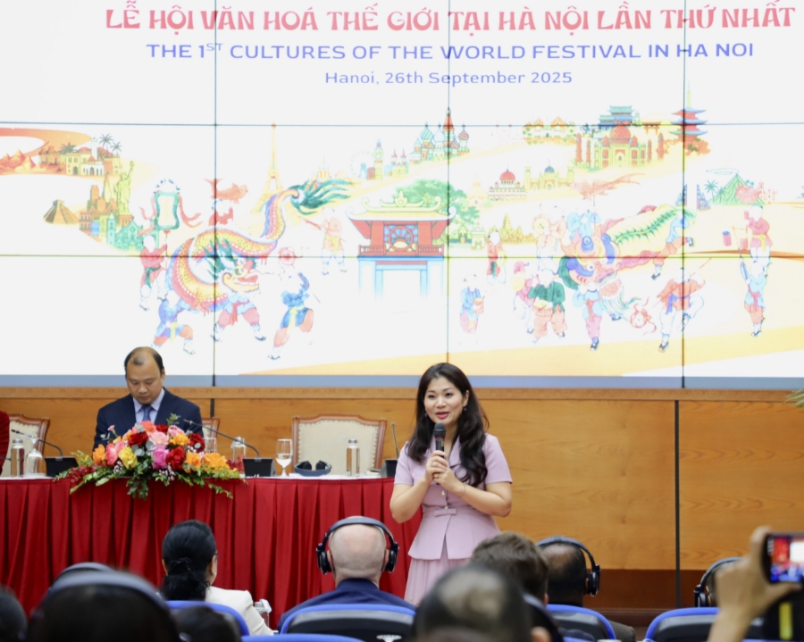 Cục trưởng Cục Hợp tác quốc tế, Bộ Văn hóa, Thể thao và Du lịch Nguyễn Phương Hòa chia sẻ về nội dung chương trình