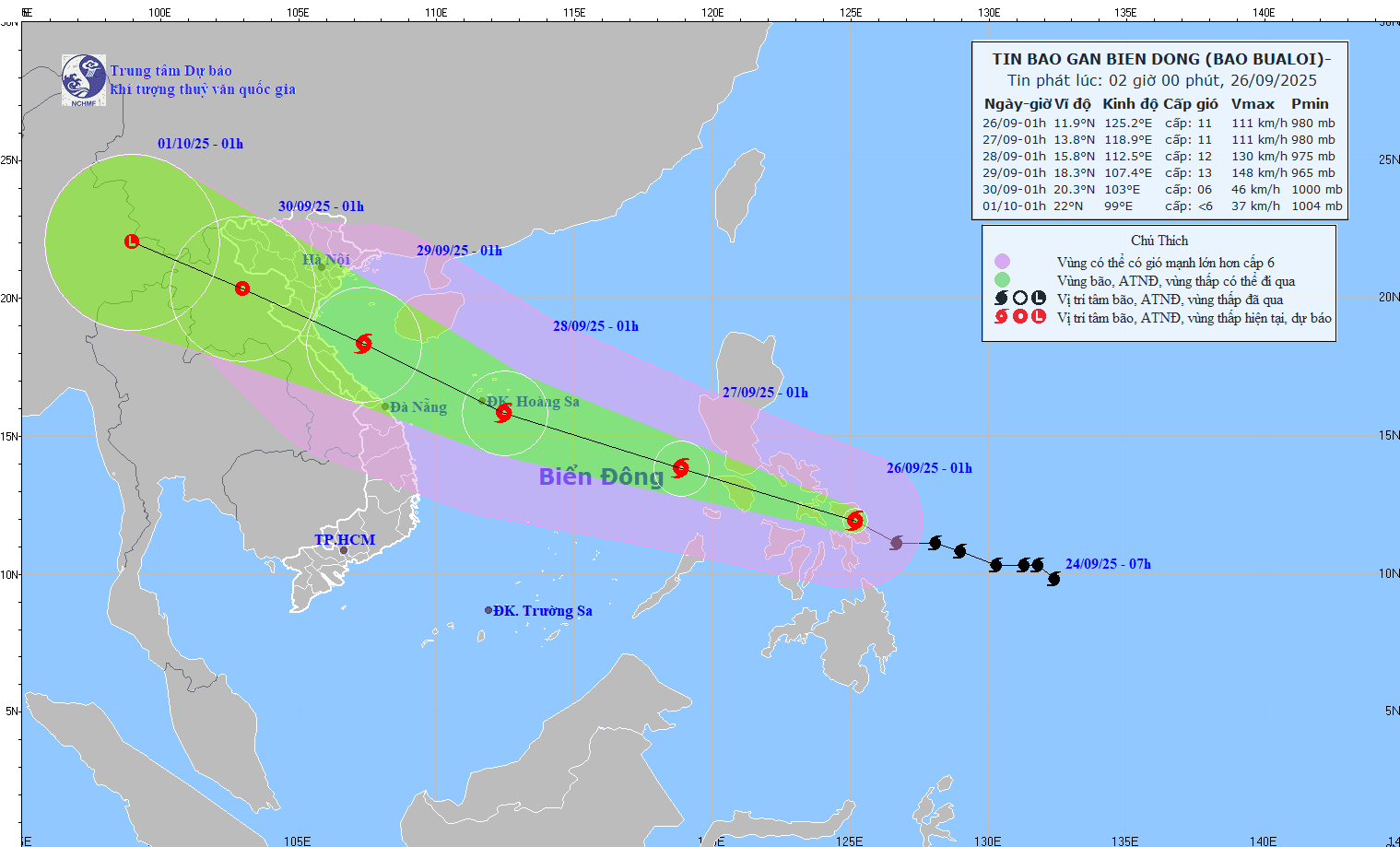Ninh Bình chủ động ứng phó với bão Bualoi – cơn bão số 10 năm 2025
