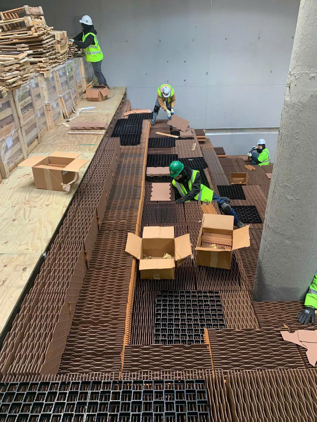 Những viên gạch Viglacera được sử dụng tại công trình Nhà Quốc hội của Mỹ