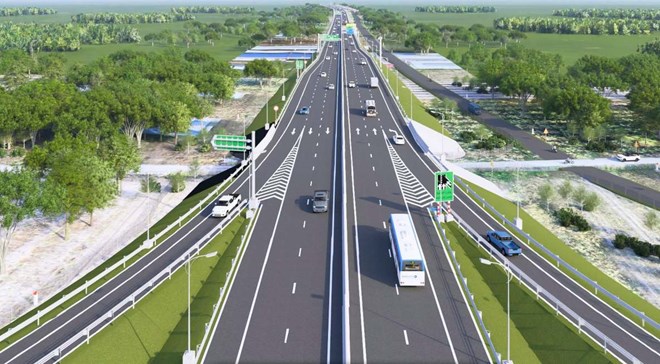 Phối cảnh Dự án đầu tư xây dựng đường Vành đai 4 TPHCM qua Bình Dương. (Ảnh: chinhphu.vn)