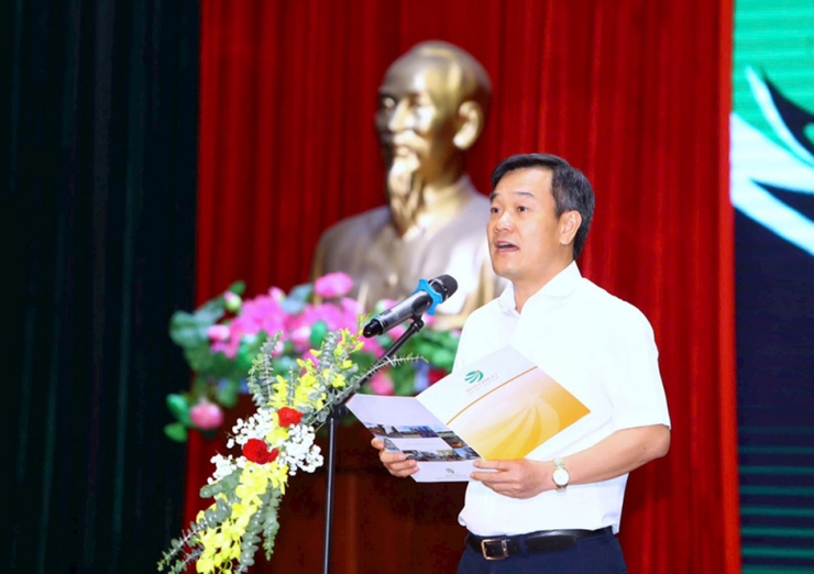 Ông Nguyễn Thủy - Phó Tổng Giám đốc Transerco phát biểu tại Hội thi Ông Nguyễn Thủy - Phó Tổng Giám đốc Transerco phát biểu tại Hội thi