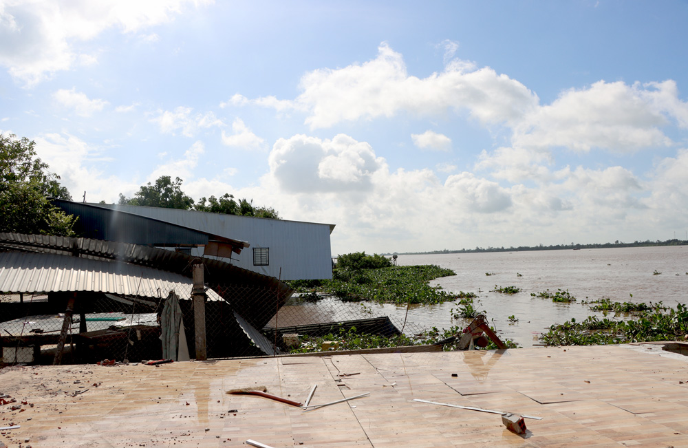 Hiện trường sạt lở Hiện trường sạt lở