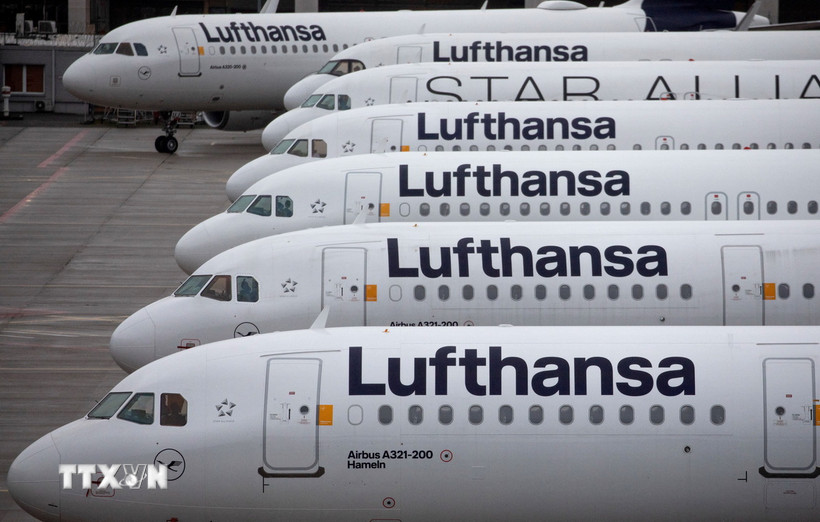 Tập đoàn hàng không Lufthansa lên kế hoạch cắt giảm hàng nghìn việc làm (Ảnh: TTXVN phát)