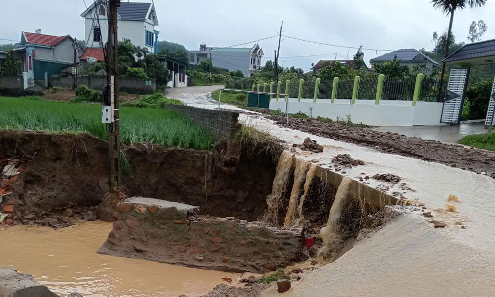 Bắc Ninh: Công bố 14 sự cố khẩn cấp do thiên tai gây ra