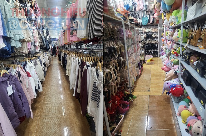 Tuy đặt tại tỉnh lẻ, nhưng chủ cơ sở này khéo léo bày biện hàng nghìn sản phẩm tại đây Tuy đặt tại tỉnh lẻ, nhưng chủ cơ sở này khéo léo bày biện hàng nghìn sản phẩm tại đây