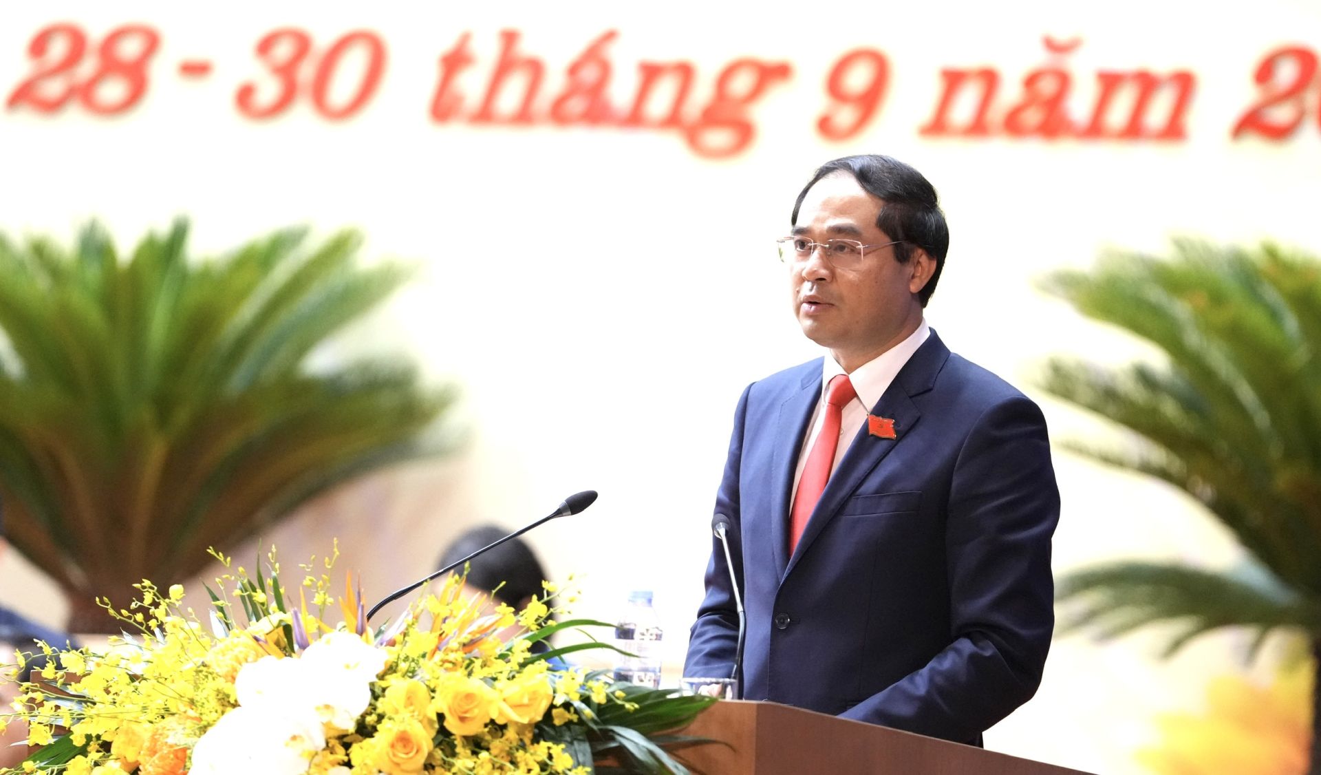 Đồng chí Trịnh Xuân Trường - Bí thư Tỉnh ủy, Chủ tịch HĐND tỉnh quán triệt các nội dung tại phiên trù bị.