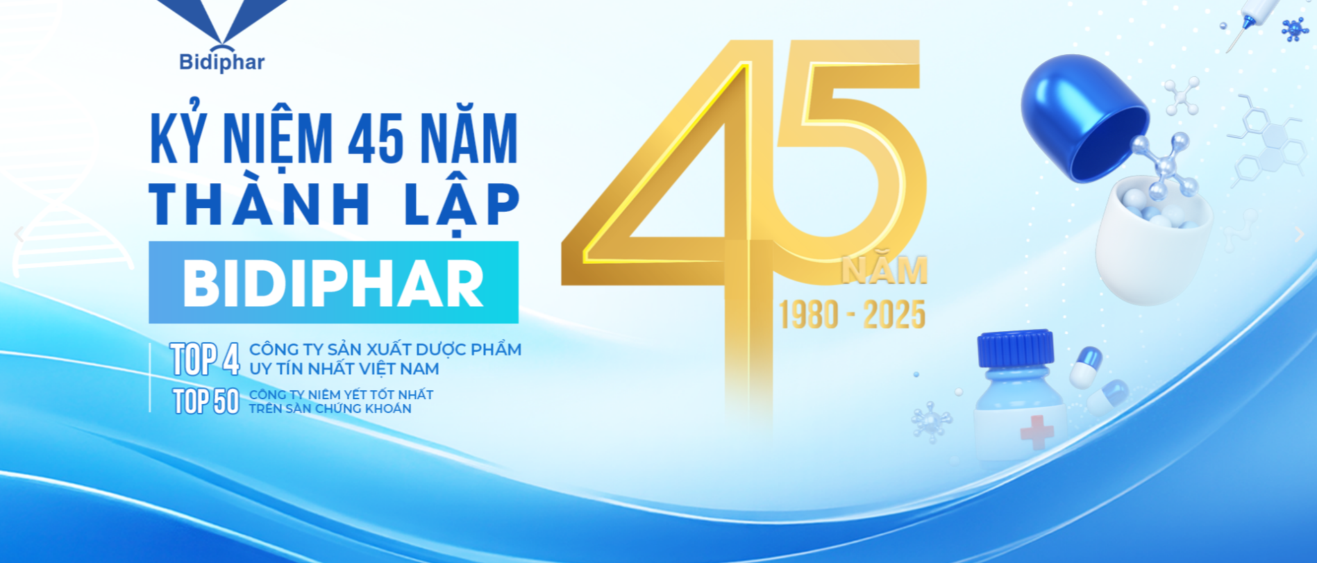 Bidiphar: Hành trình 45 năm giữ trọn cam kết chất lượng vì sức khỏe cộng đồng