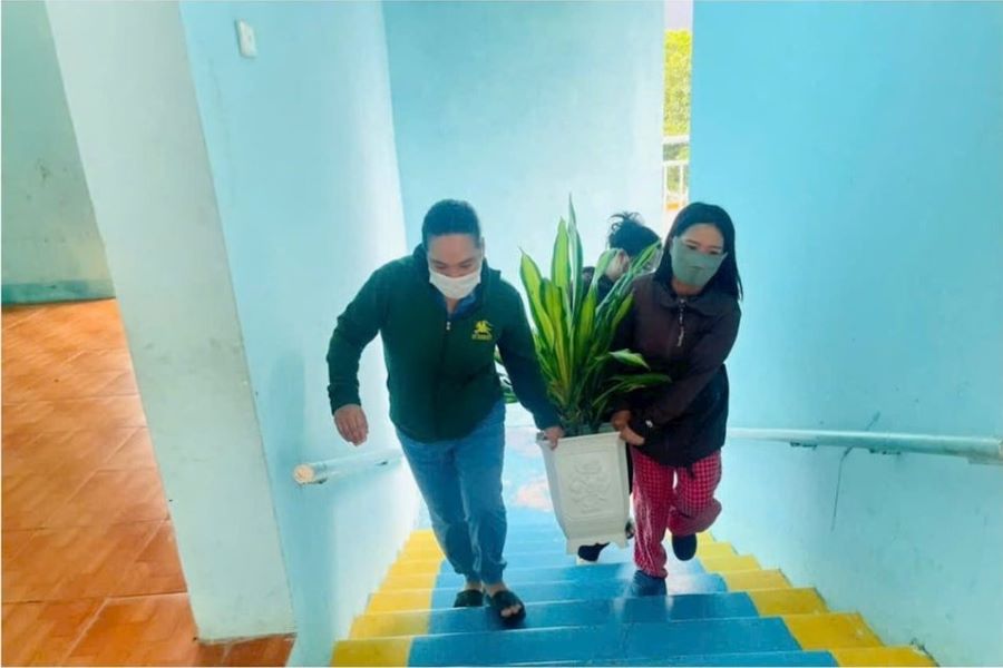 Các trường học chủ động ứng phó với bão số 10.