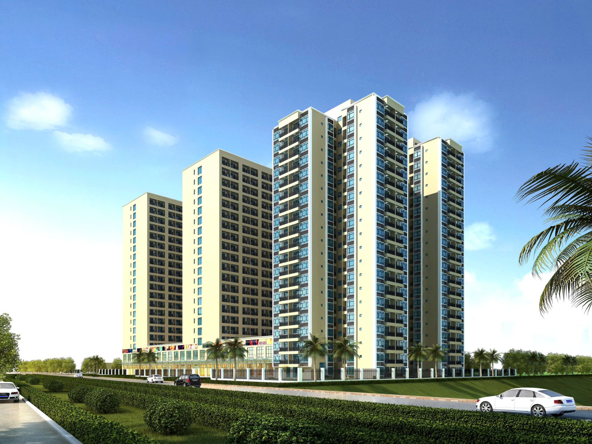 Phối cảnh dự án. Phối cảnh dự án.