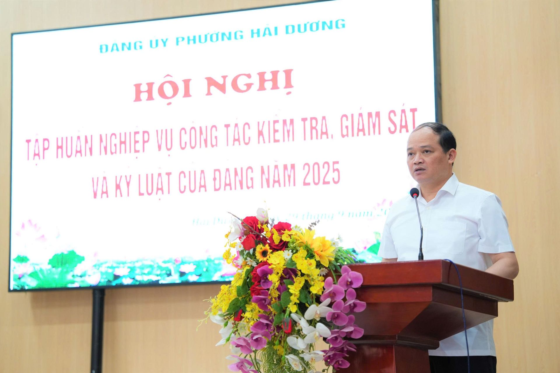 Đảng ủy phường Hải Dương bồi dưỡng nghiệp vụ công tác kiểm tra, giám sát và kỷ luật của Đảng