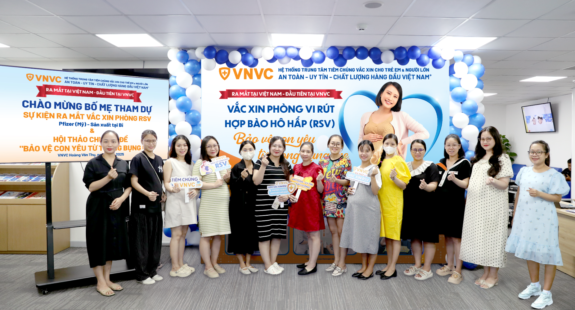 Hội thảo chuyên đề “Bảo vệ con yêu từ trong bụng mẹ” do VNVC tổ chức thu hút sự tham gia đông đảo của mẹ bầu Hội thảo chuyên đề “Bảo vệ con yêu từ trong bụng mẹ” do VNVC tổ chức thu hút sự tham gia đông đảo của mẹ bầu