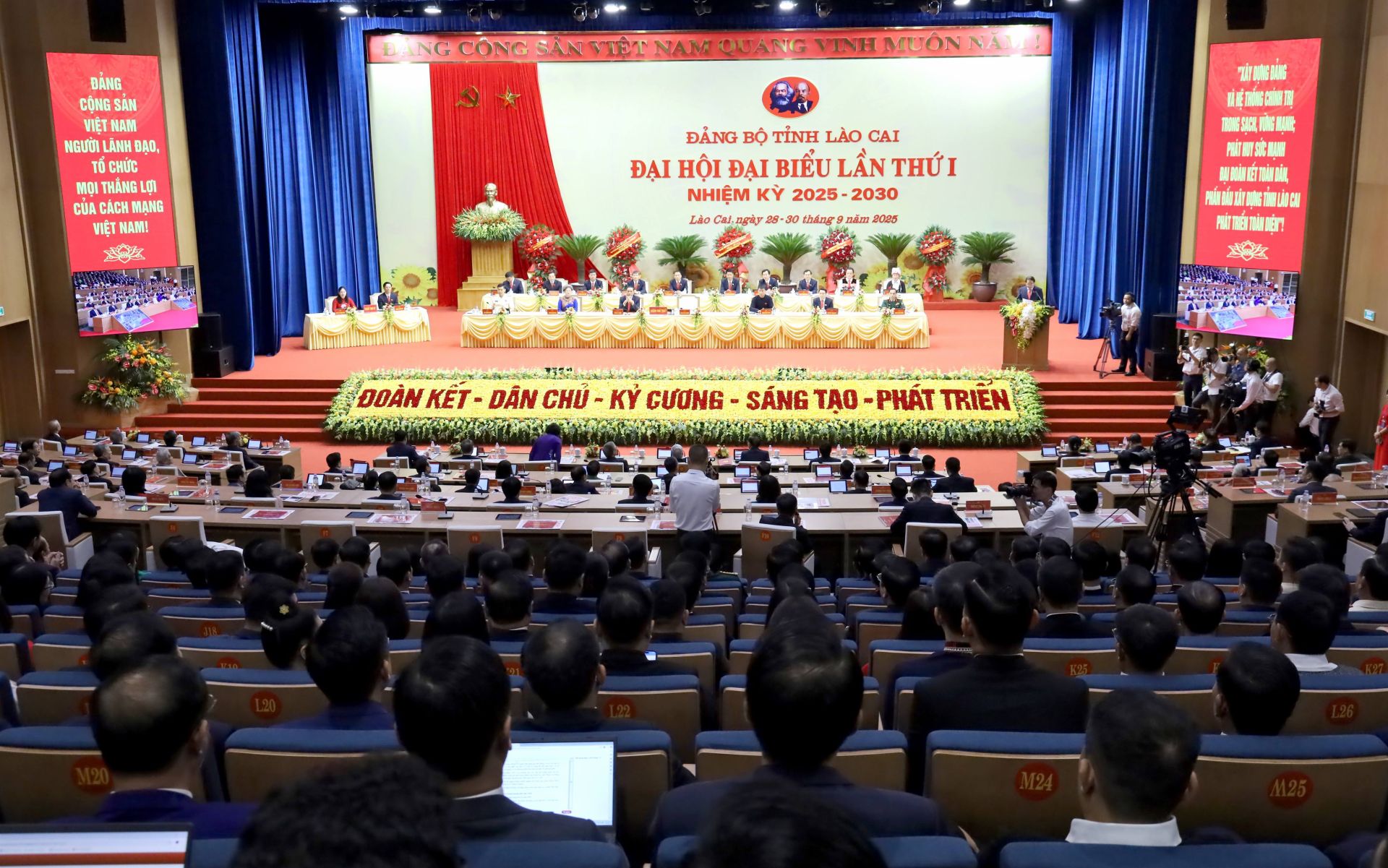 Khai mạc Đại hội đại biểu Đảng bộ tỉnh Lào Cai lần thứ I, nhiệm kỳ 2025 – 2030